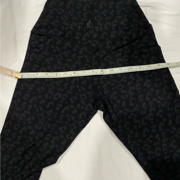 Ryderwear Leggings, Black Leopard Print, Size Small - Picture 8 of 15